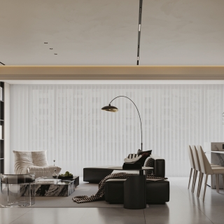 现代客餐厅特写