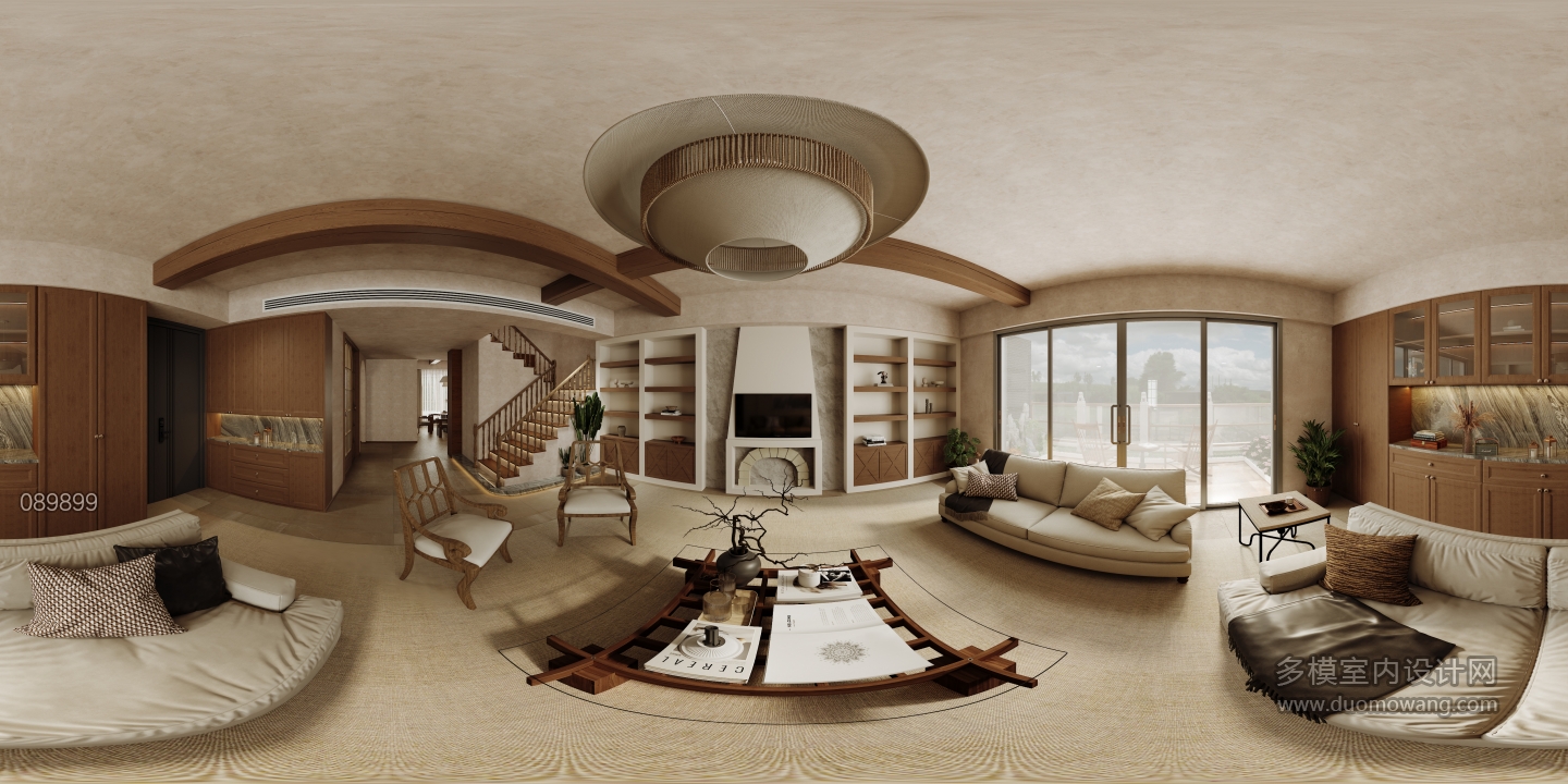 西班牙客厅全景