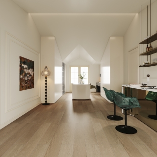 现代轻法三层公区