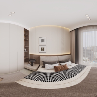 现代1楼次卧全景