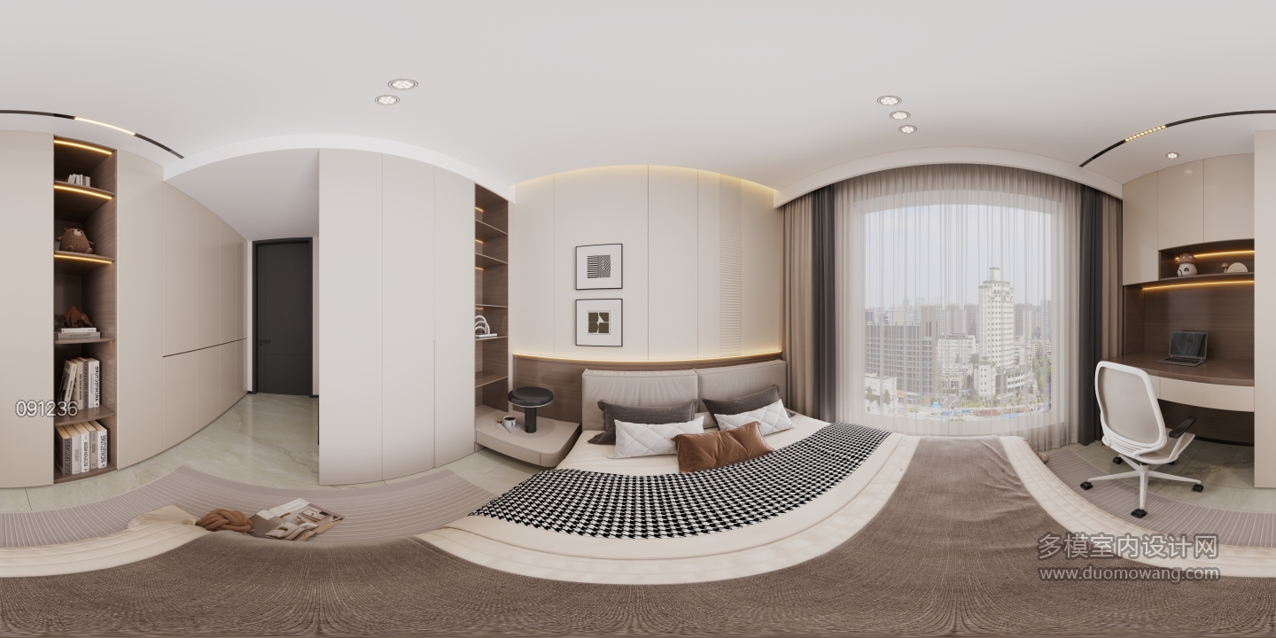 现代1楼次卧全景