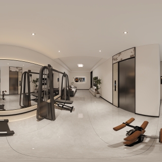 四楼健身区全景