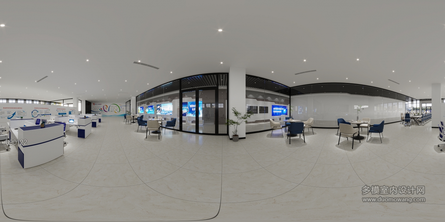 现代大厅全景