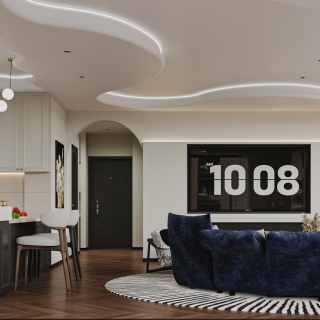 法式客餐厅特写