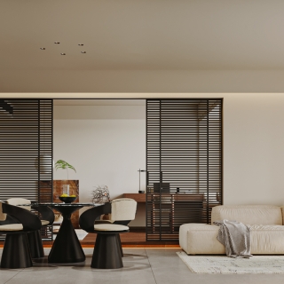 中古风客餐厅特写