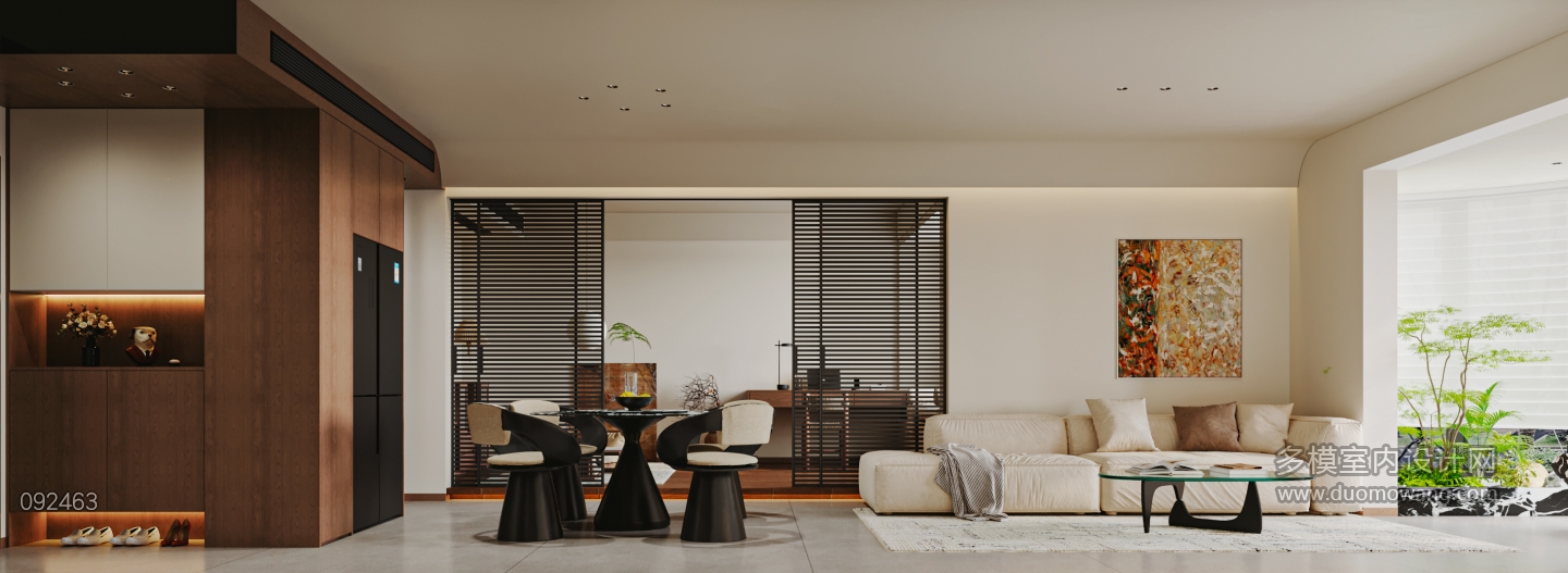 中古风客餐厅特写