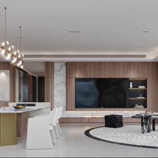 现代电视背景特写