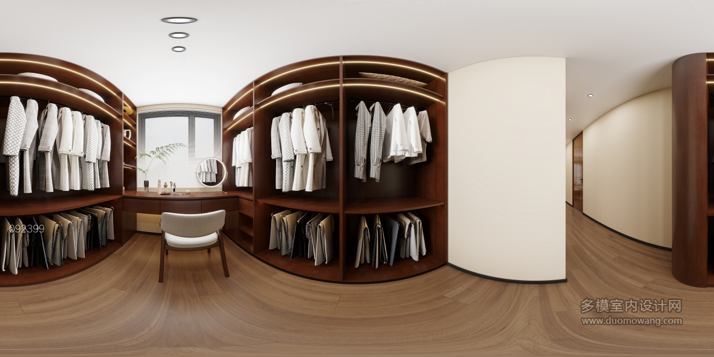 中古衣帽间-全景
