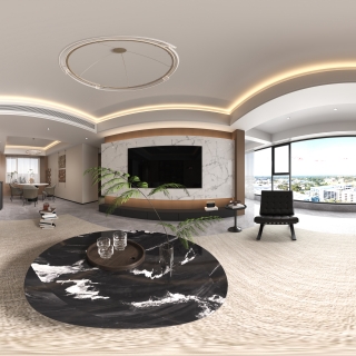 现代客餐厅全景22