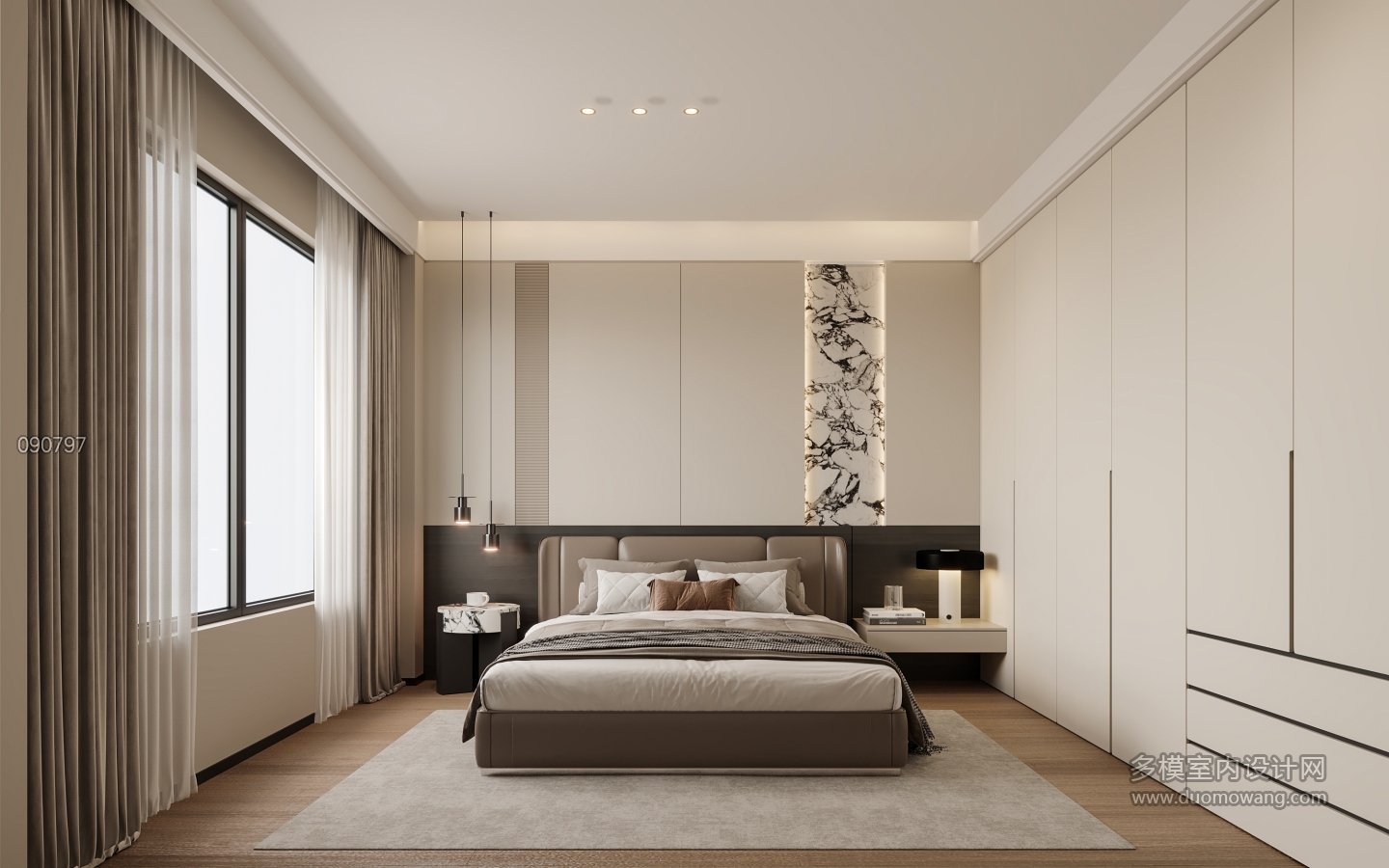 现代卧室