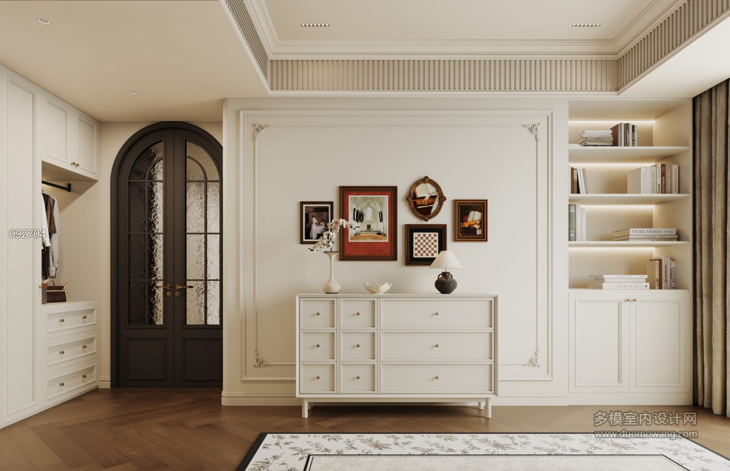 法式复古主卧02