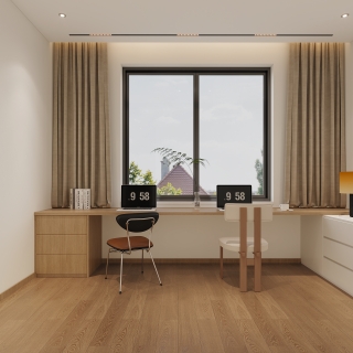 现代中古三楼书房视角2