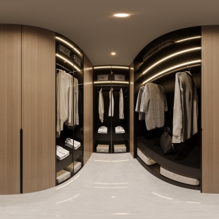 现代衣帽间
