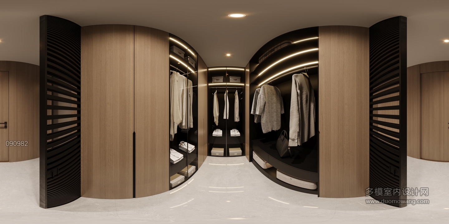 现代衣帽间