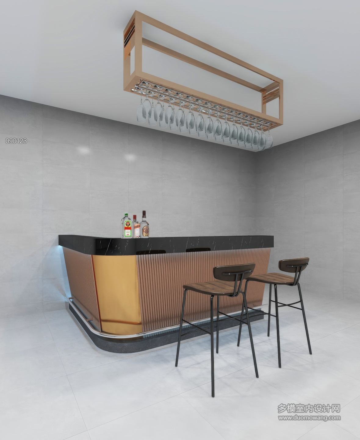 现代吧台特写-26