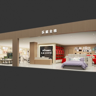 现代家纺店门头