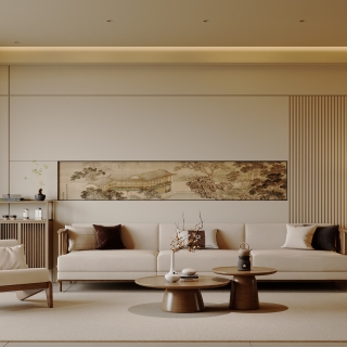 04-平面施工图-滨湖一号_recover_单张沙发背景