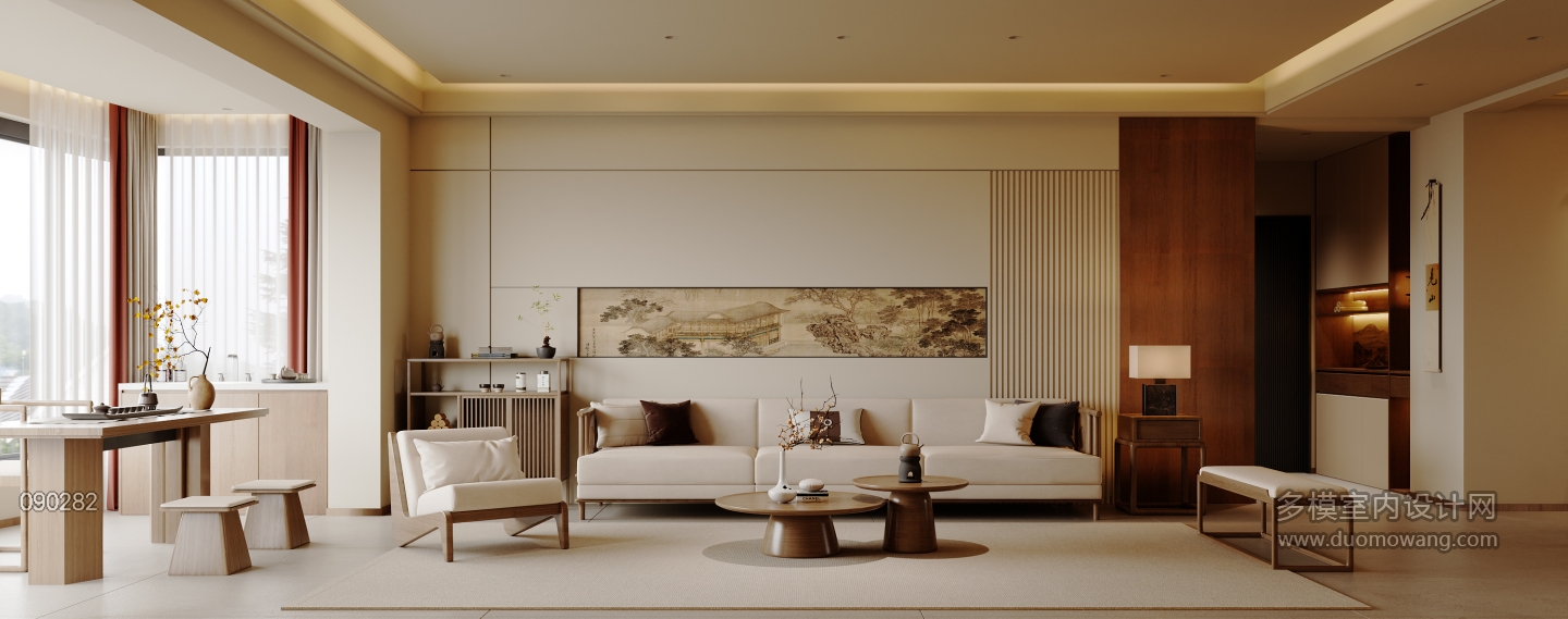 04-平面施工图-滨湖一号_recover_单张沙发背景