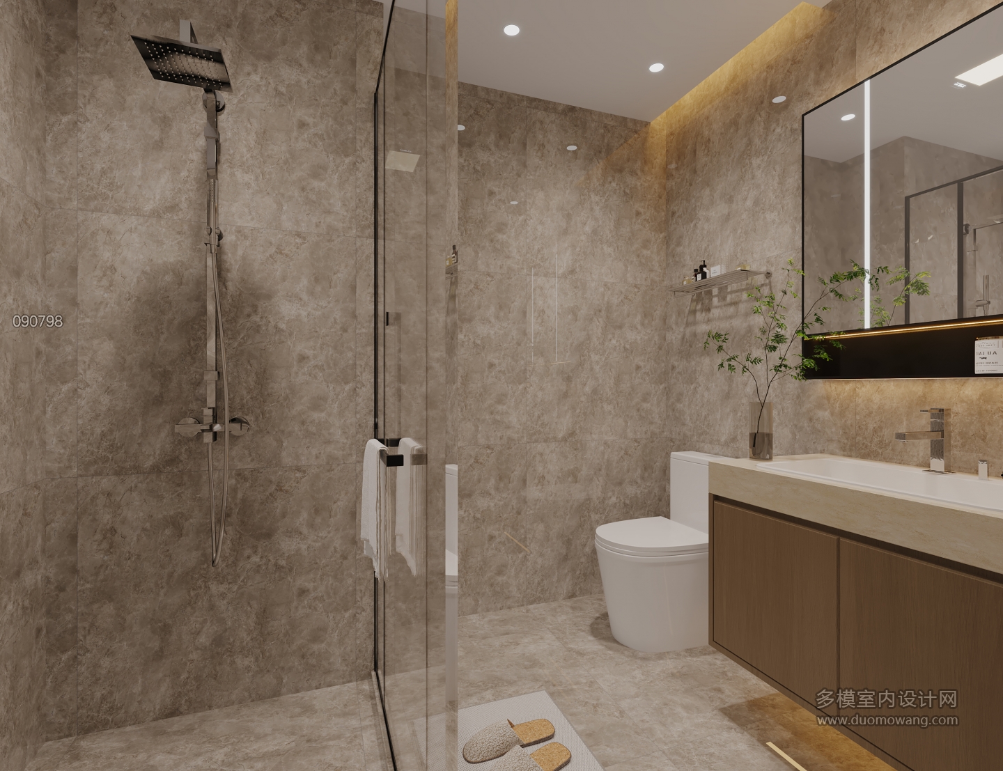 现代老人房卫生间