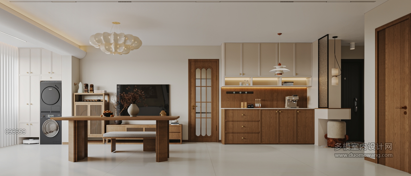 中古风客餐厅特写