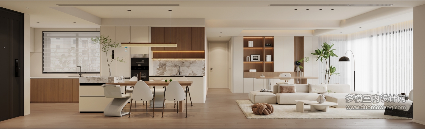 4现代中古风沙发面