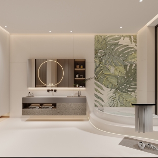 现代洗手间单张8