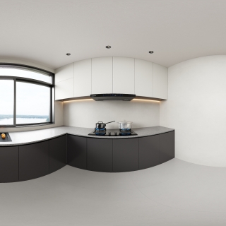 现代黑白灰-厨房