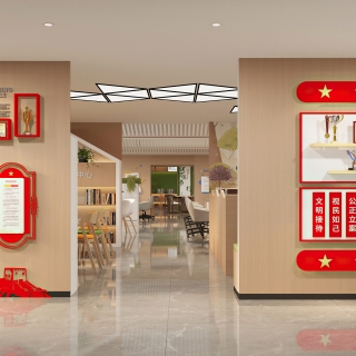 现代社区1F楼梯区静态