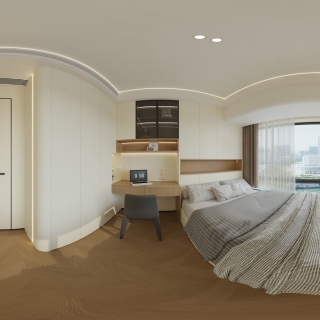 现代 次卧 全景