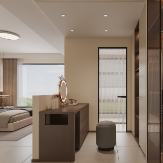 现代主卧衣帽间