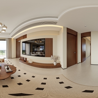 傅总自建房_二层客厅