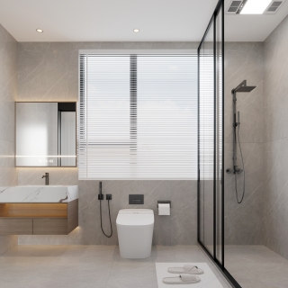 现代二层卫生间