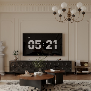 法式中古客厅电视背景墙