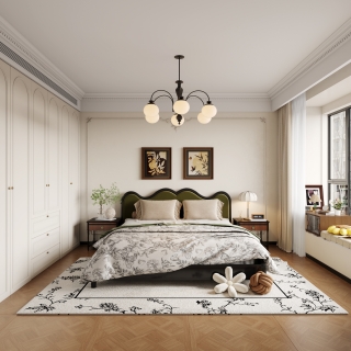 12法式中古风主卧单张