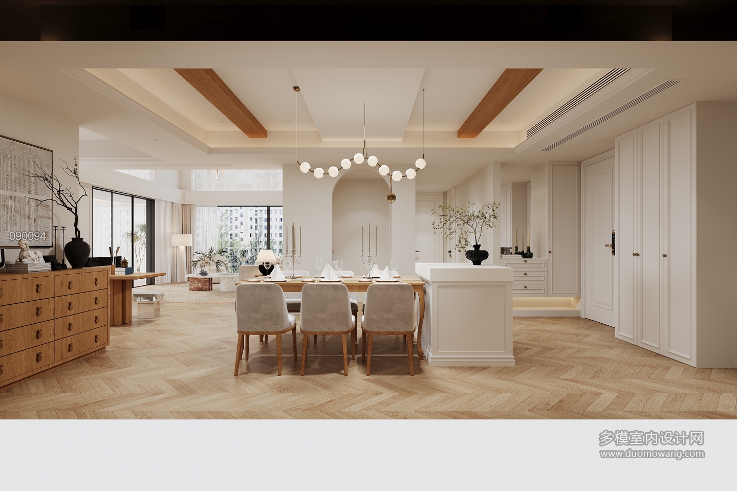 法式客餐厅单张四