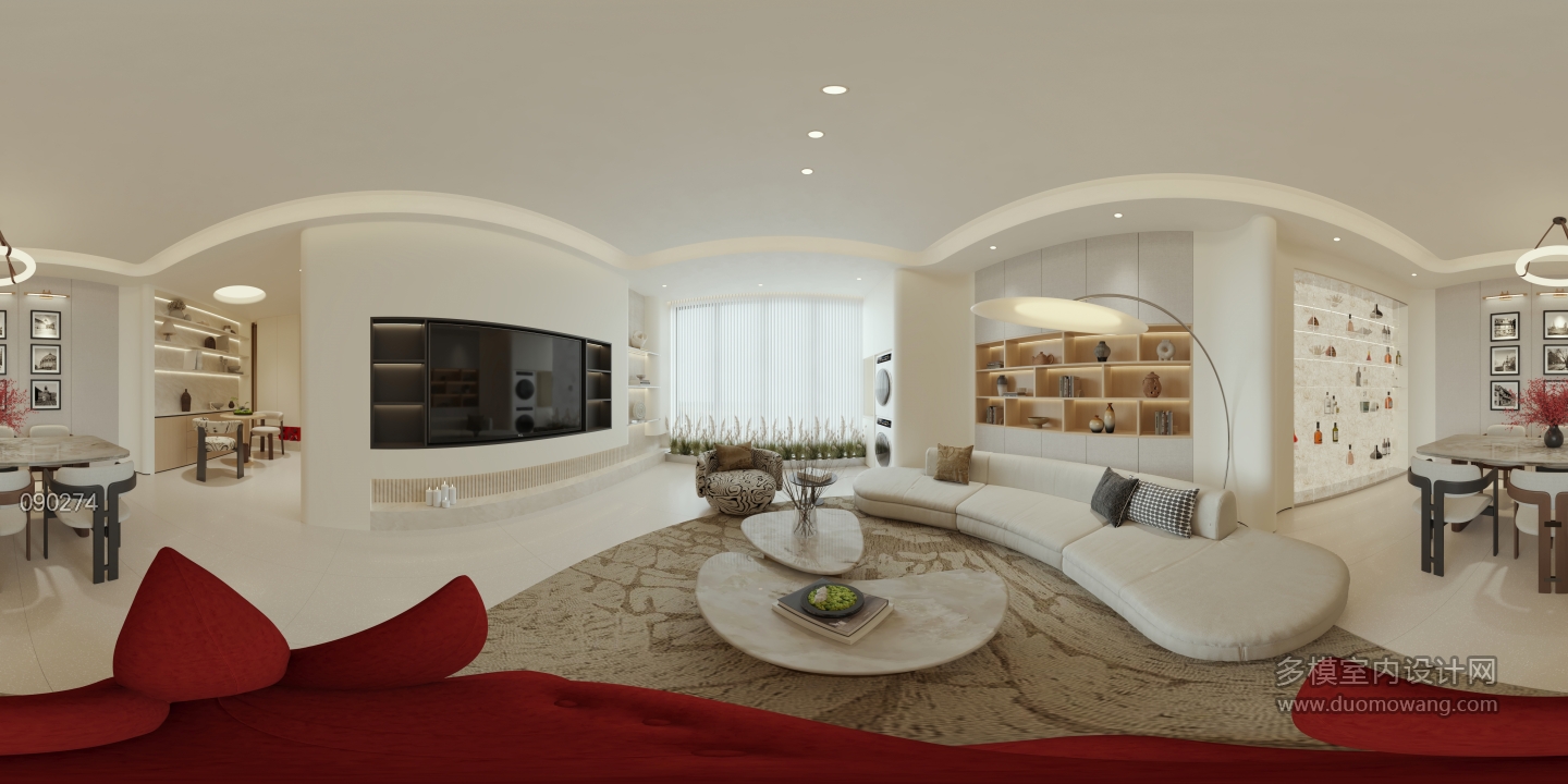 现代 家具展示间 全景1