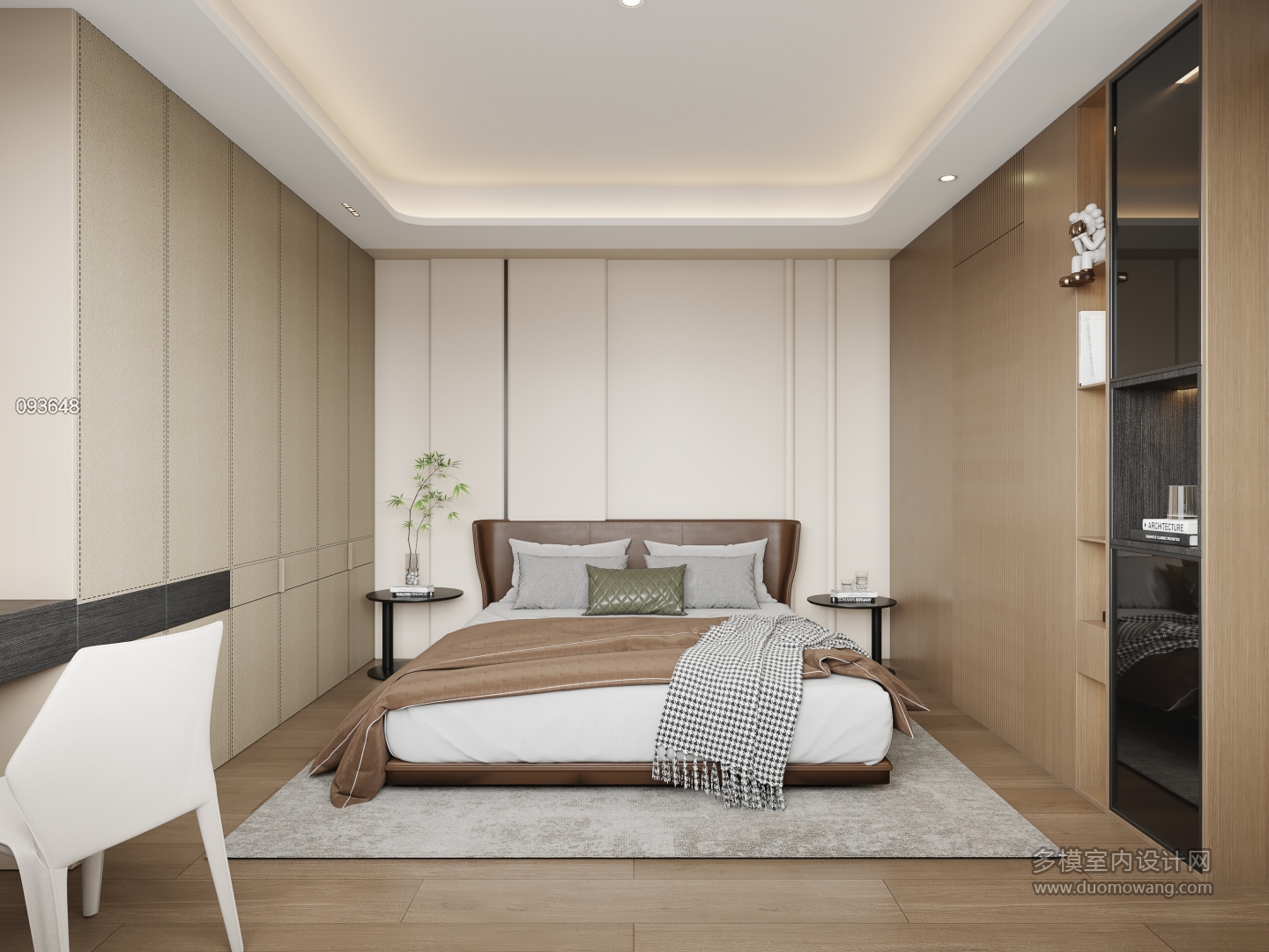 新中式4楼主卧静态