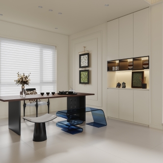 现代轻法一层茶室