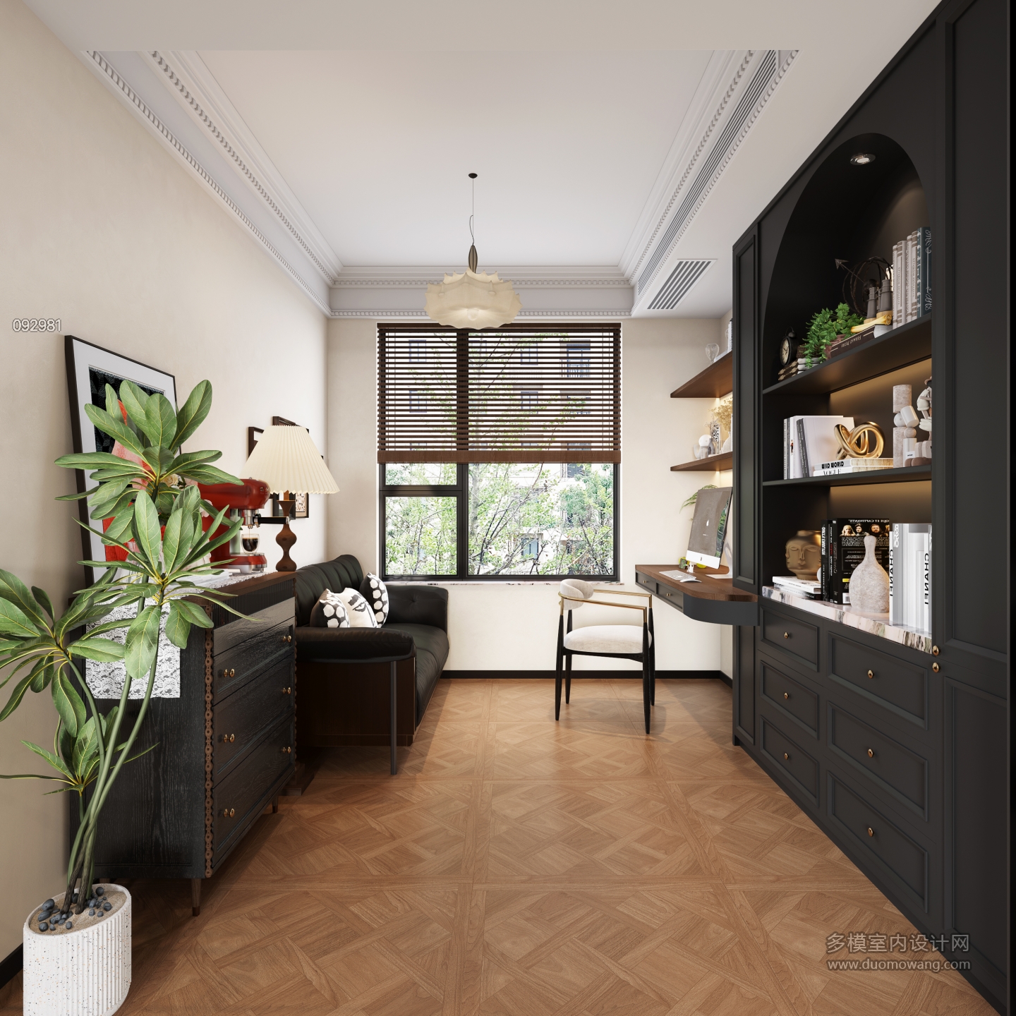 9法式中古风书房单张