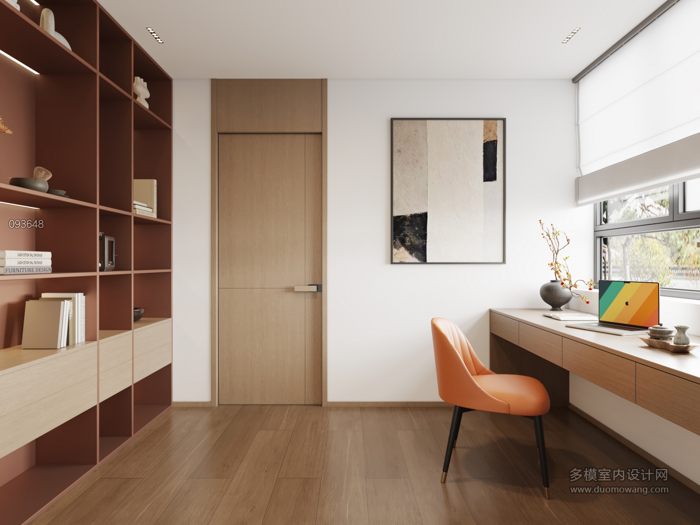 新中式2楼电梯厅静态