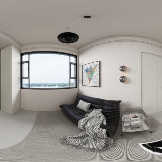 现代黑白灰三楼-衣帽间