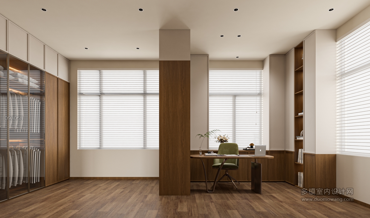 现代3 楼主卧书房