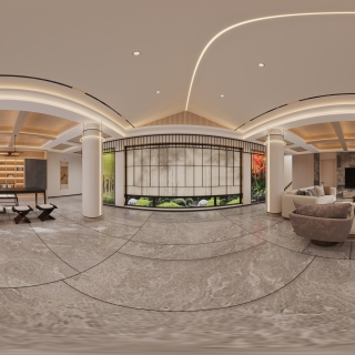 新中式客餐厅全景