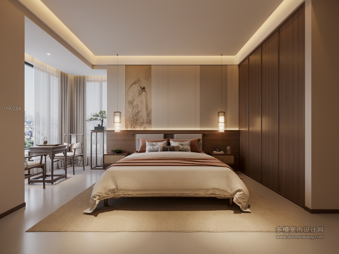 宋式中古卧室二