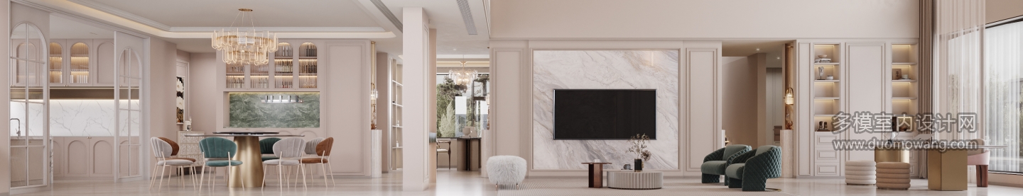 轻奢-客厅特写1