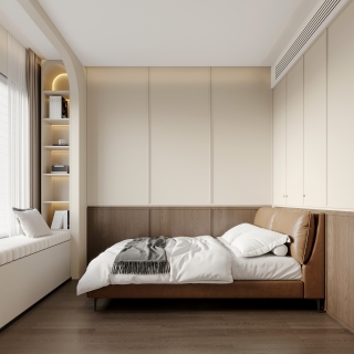 现代法式中古一层南次卧