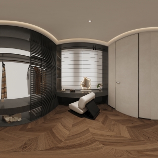 四楼衣帽间全景