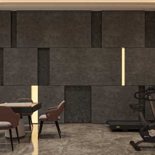 现代地下室多功能区