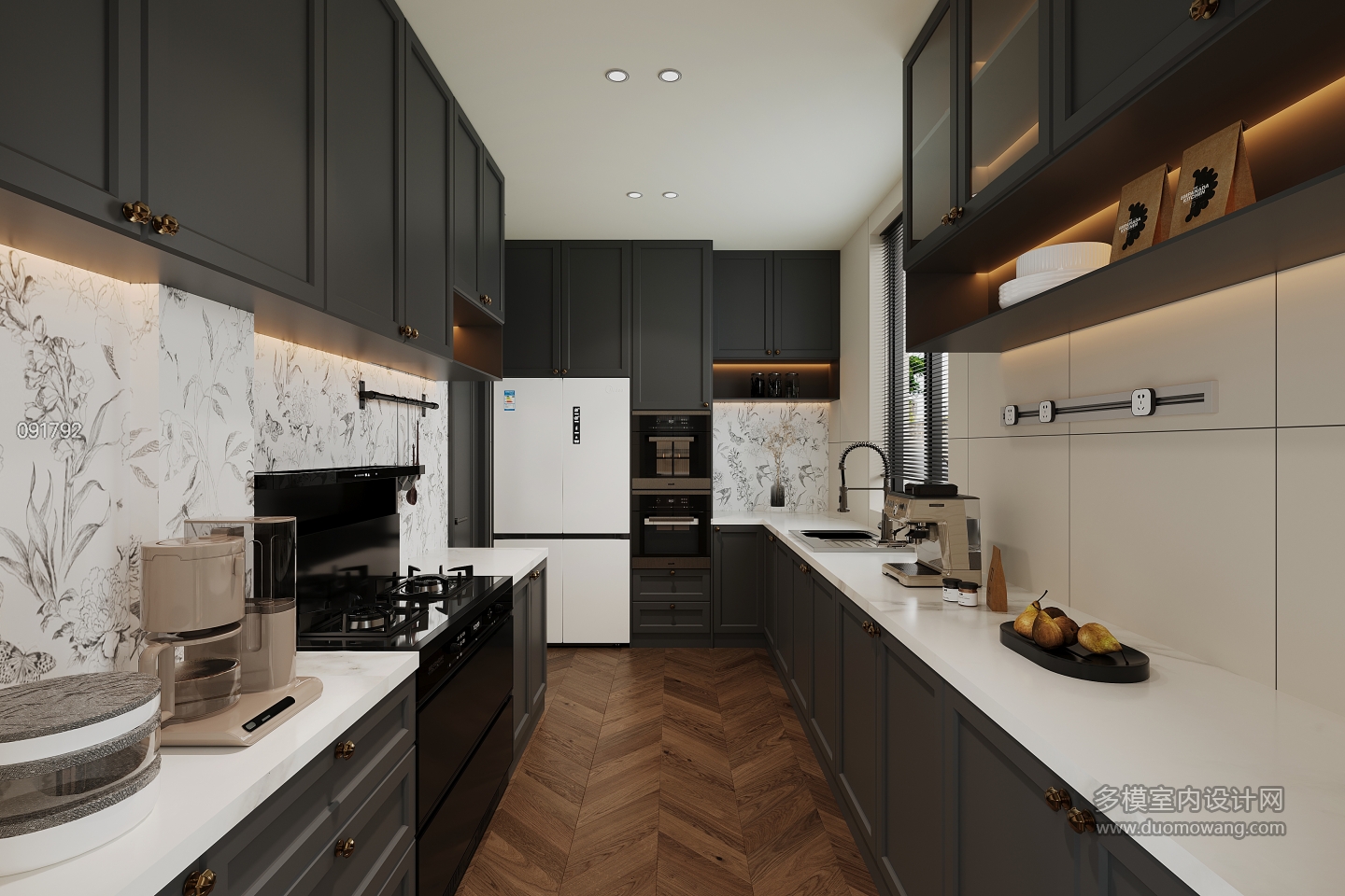 现代一楼厨房单张