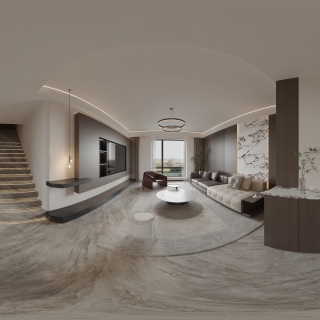 现代意式客餐厅 全景